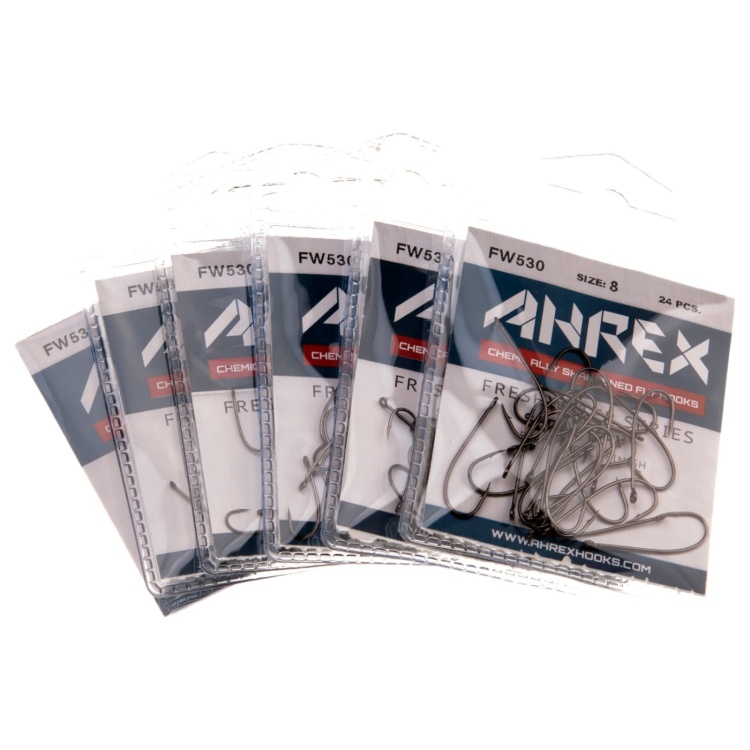 Ahrex Fw530 Sedge Dry Hook Barbed #20 Trout Fly Tying Hooks